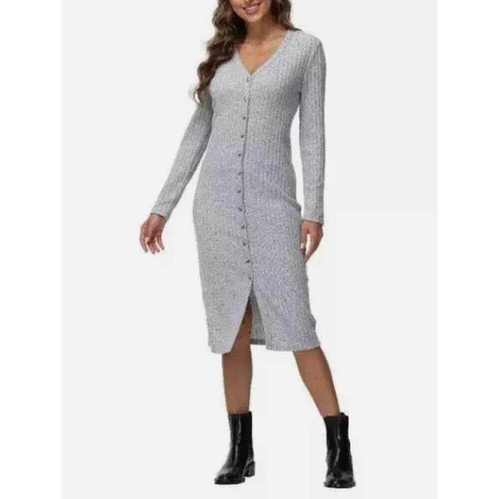 Frye Duster Long Cardigan Sweater Midi Dress - XL - Picture 2 of 4